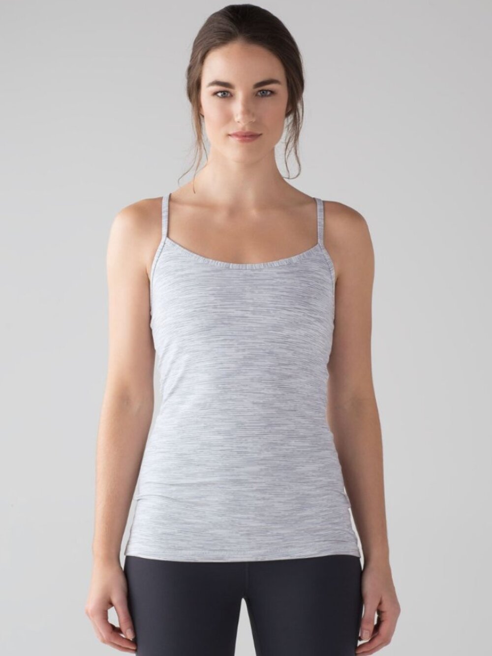 Lululemon Power Y Tank (Luon) Wee Are From Space Nimbus Battleship Size 4